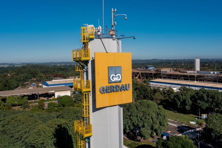 Fachada de usina da Gerdau GGBR4. Foto Divulgacao