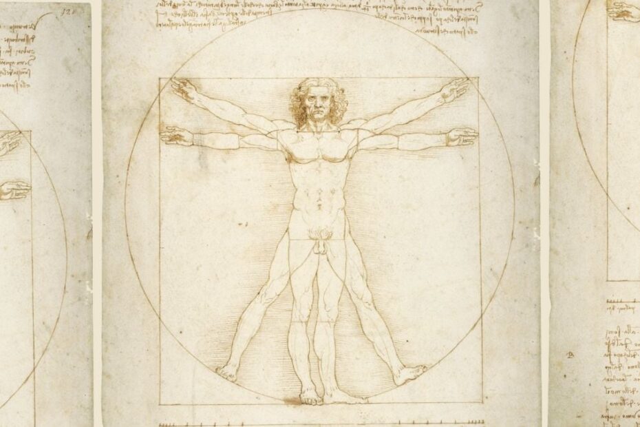 o homem vitruviano leonardo da vinci
