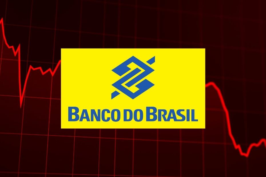 Acoes do Banco do Brasil BBAS3 caem forte na B3. Foto Canva Pro Shutterstock Montagem Seu Dinheiro.j