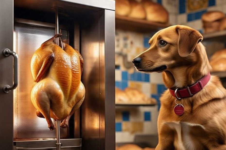 Cachorro na padaria