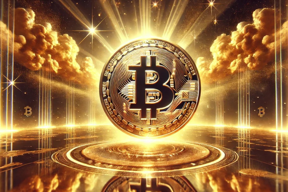 DALL·E 2024 12 16 16.30.09 A majestic and symbolic representation of the golden era of Bitcoin. The