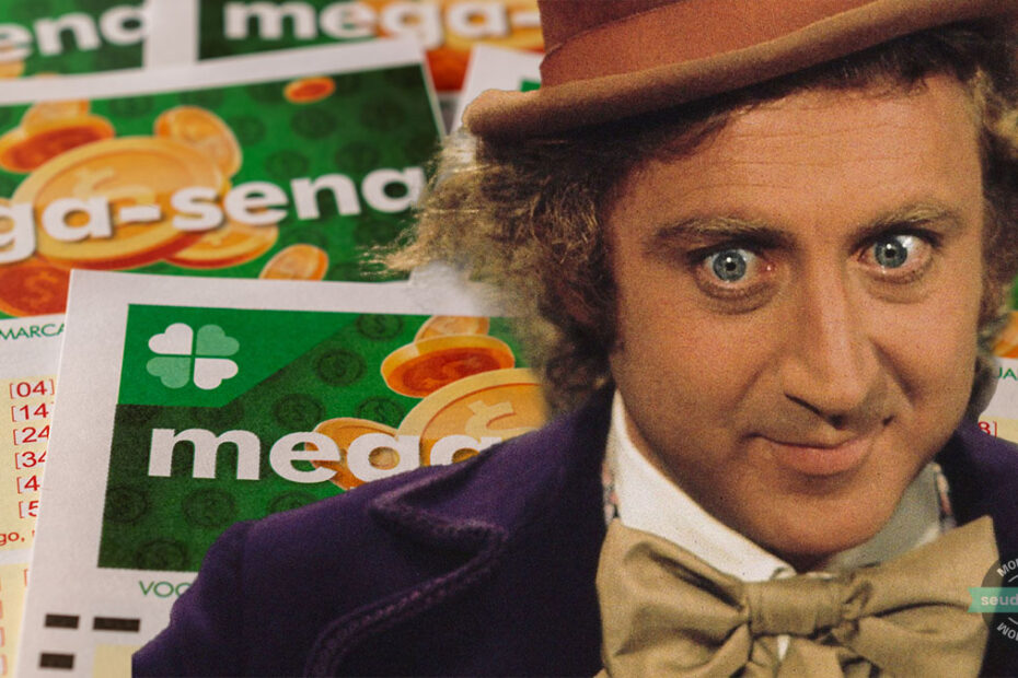 Willy Wonka mega sena creditos Shutterstock filme oficial montagem Brenda Silva