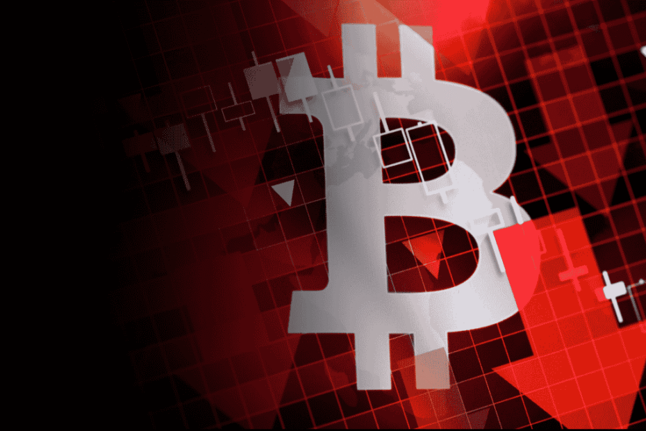 bitcoin btc em queda criptomoedas no vermelho