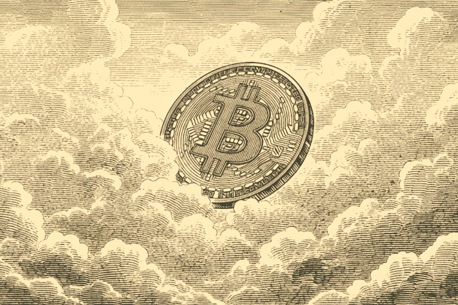 bitcoin btc nas nuvens criptomoedas em alta hoje imagem gemini pro