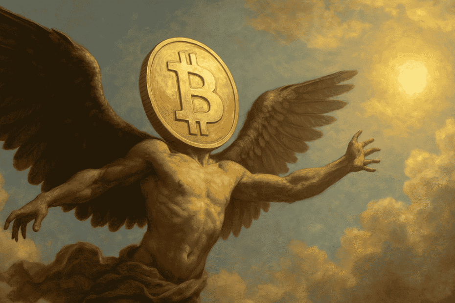 bitcoin btc se aproxima das maximas historicas. imagem chatgpt