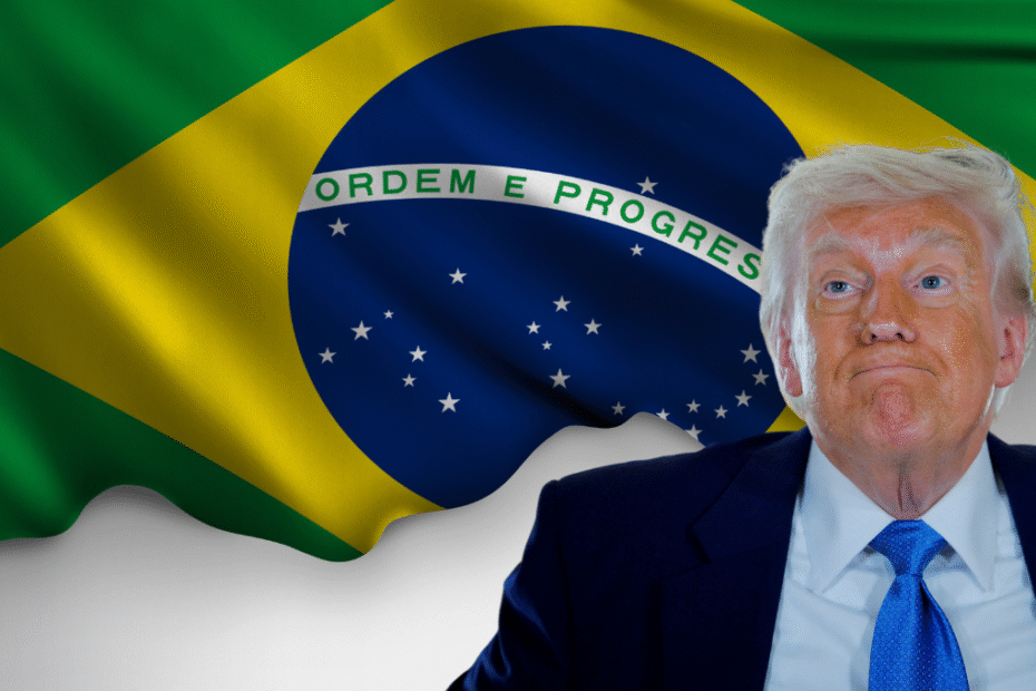 brasil e trump montagem money timescanva
