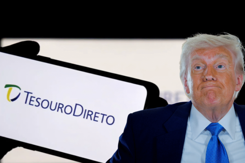 tesouro direto e donald trump imagem montagem canva brenda rochablossomshutterstock