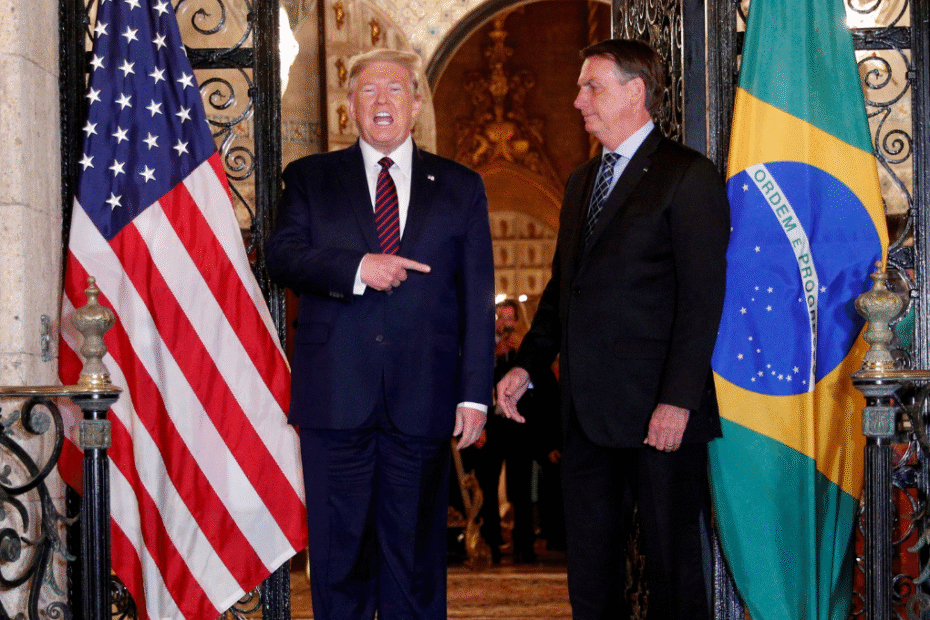 trump e bolsonaro na florida reuterstom brenner