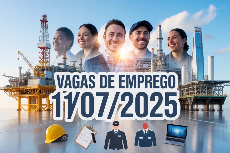 vagas de emprego 11 07 2025 offshore RJ e SP