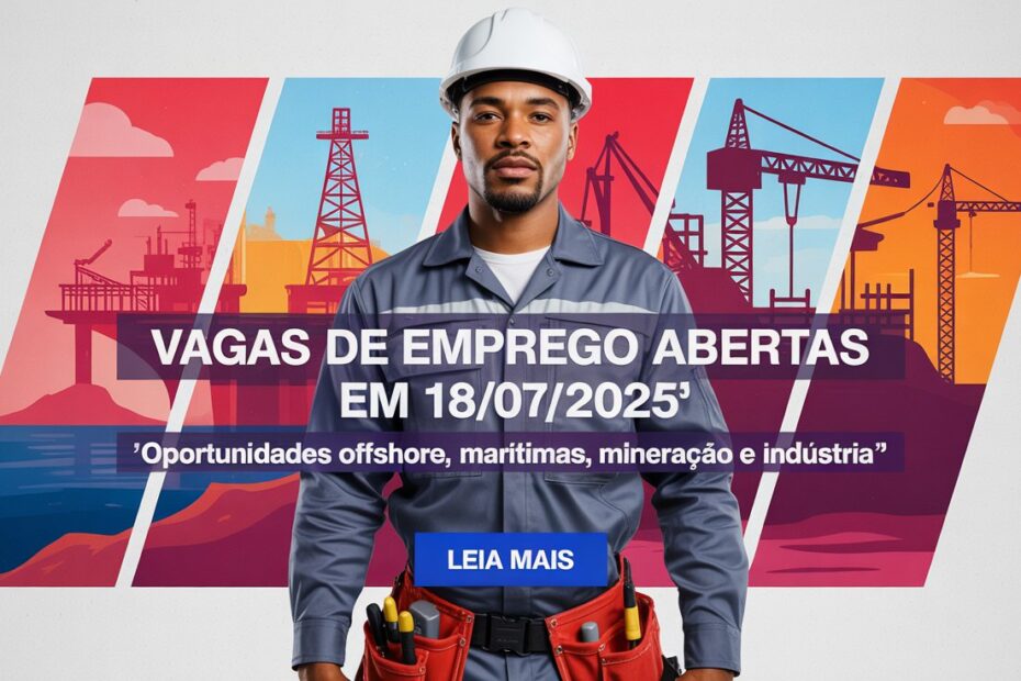 vagas emprego offshore maritima mineracao industria 2025