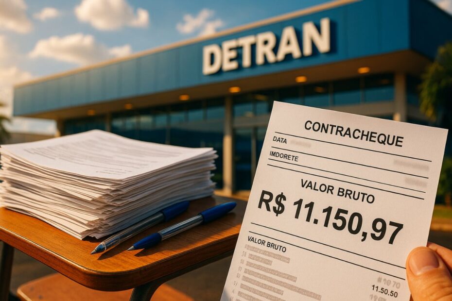 Detran paga salarios de ate R 11.15097 em concurso publico com quase 3 mil vagas efetivas atraindo c
