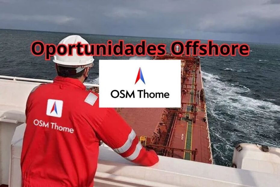 Vaga offshore da OSM Thome para trabalhar como cozinheiro maritimo em CTV com pacote completo de ben