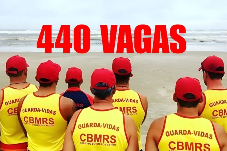 corpo de bombeiros RS vagas salva vidas processo seletivo