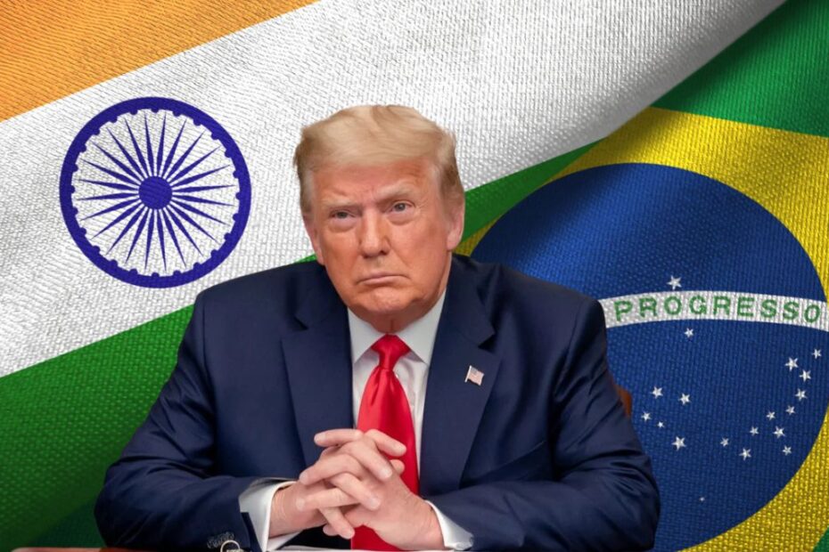 india e brasil contra trump