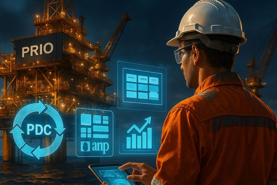 PRIO abre vaga de emprego offshore para engenheiro com dominio em PDCA Scrum auditorias da ANP e atu