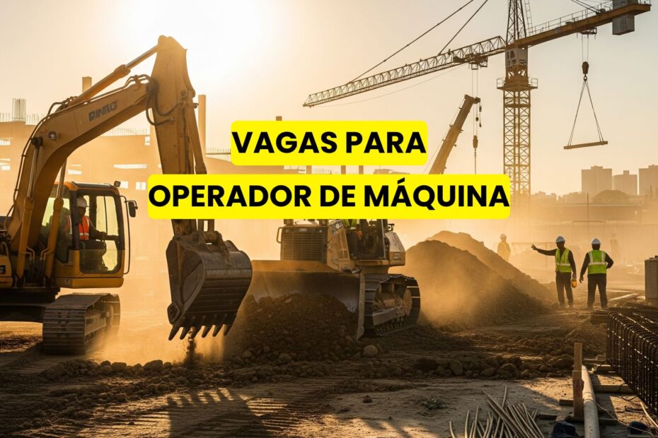 VAGAS PARA OPERADOR DE MAQUINA