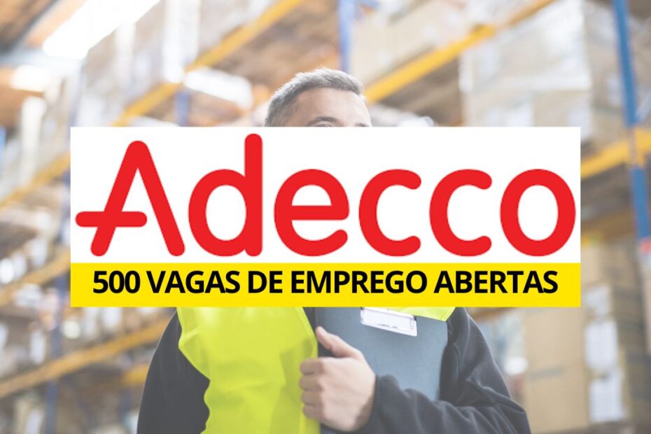 ADECCO vagas de emprego auxiliar de logistica sao paulo processo seletivo ama01
