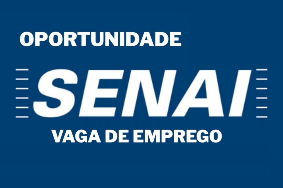 SENAI abre vaga de emprego para Professor de Educacao Superior com hora aula de ate R 8464 na area d