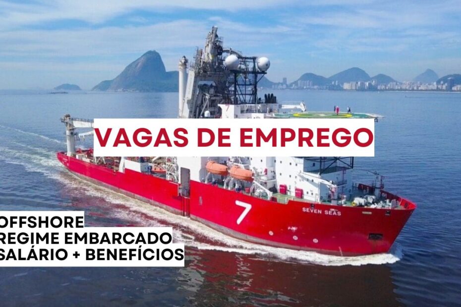 Subsea7 esta com duas vagas de emprego offshore para atuar como 2o Oficial de Maquinas e 2o Oficial