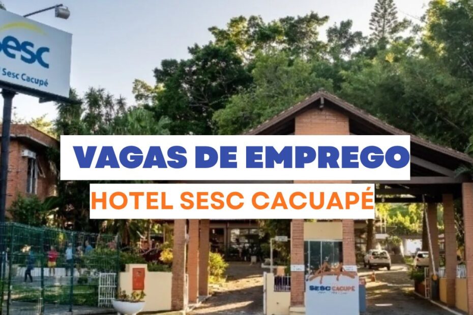 Vagas de emprego no SESC com salarios de ate R 2.49900 insalubridade de R 60720 vale alimentacao par