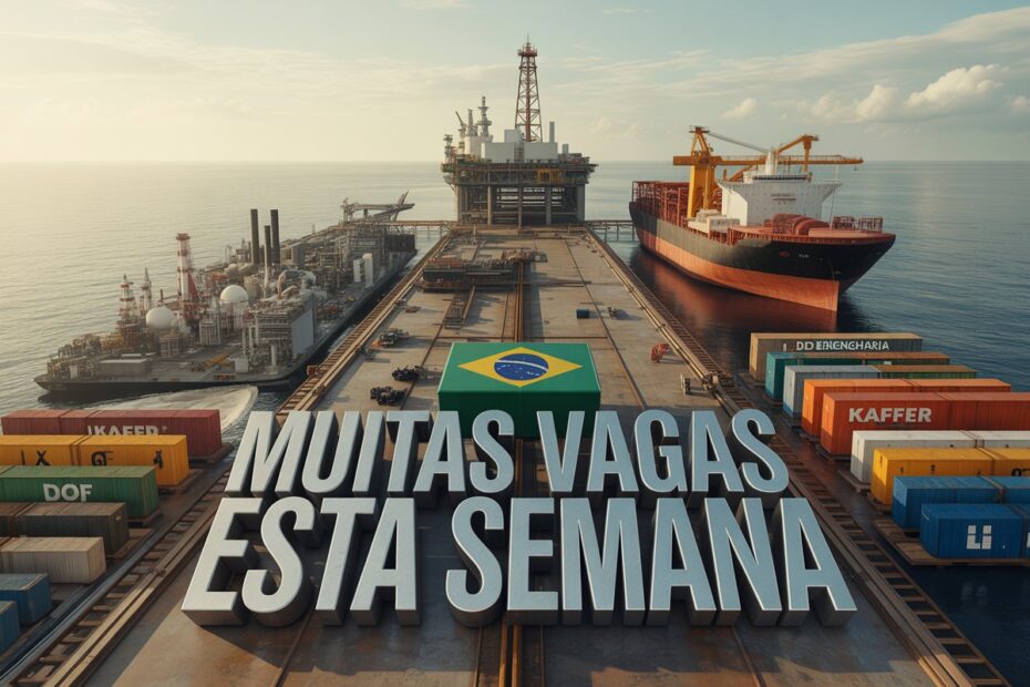 muitas vagas offshore industria engenharia 2025