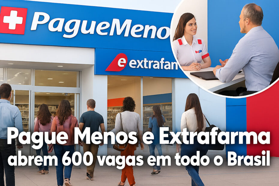 processo seletivo Extrafarma e Paguemenos