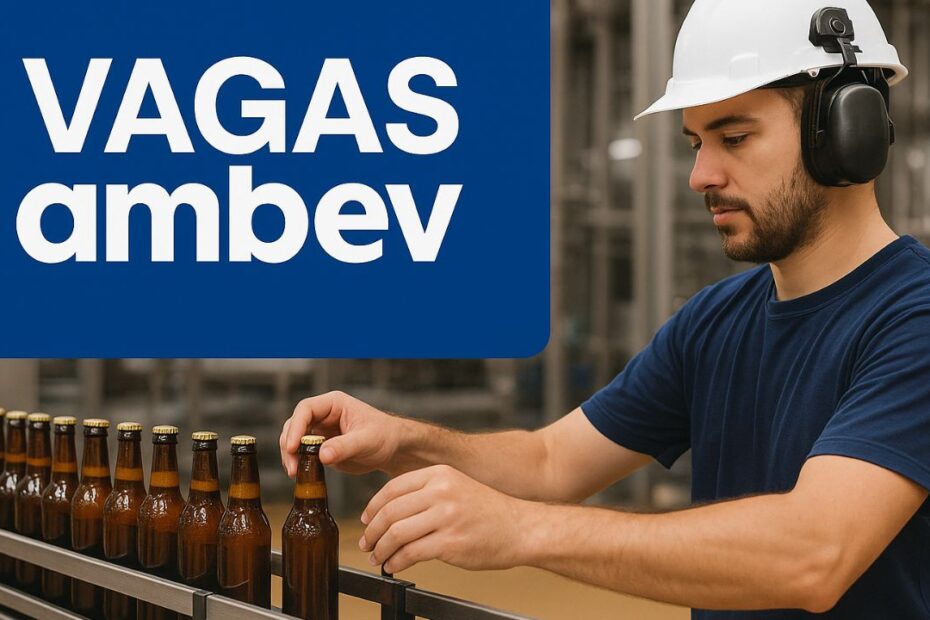 vaga ambev vaga de emprego operador cervejaria
