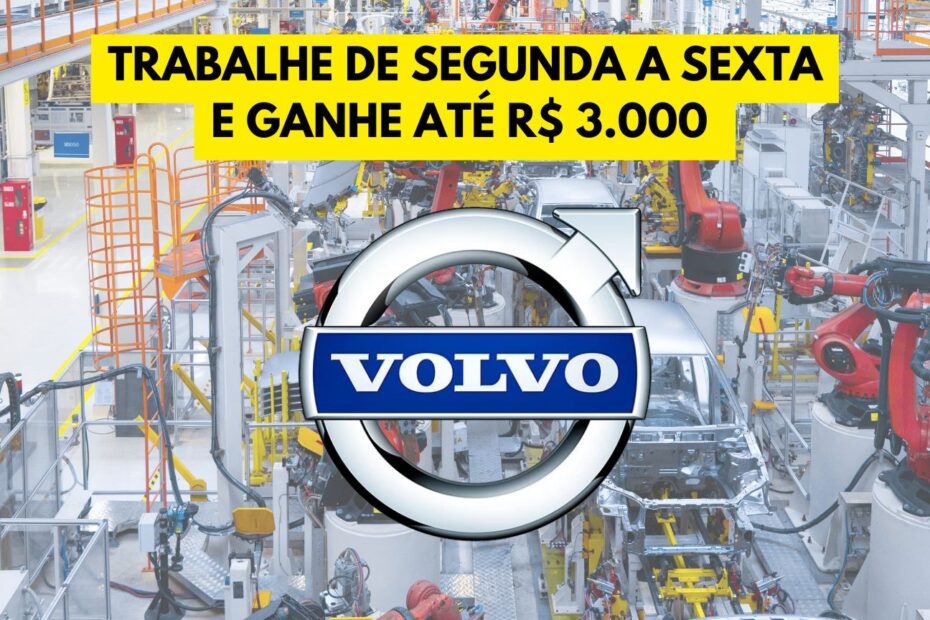 vagas de emprego ofertadas pela Volvo