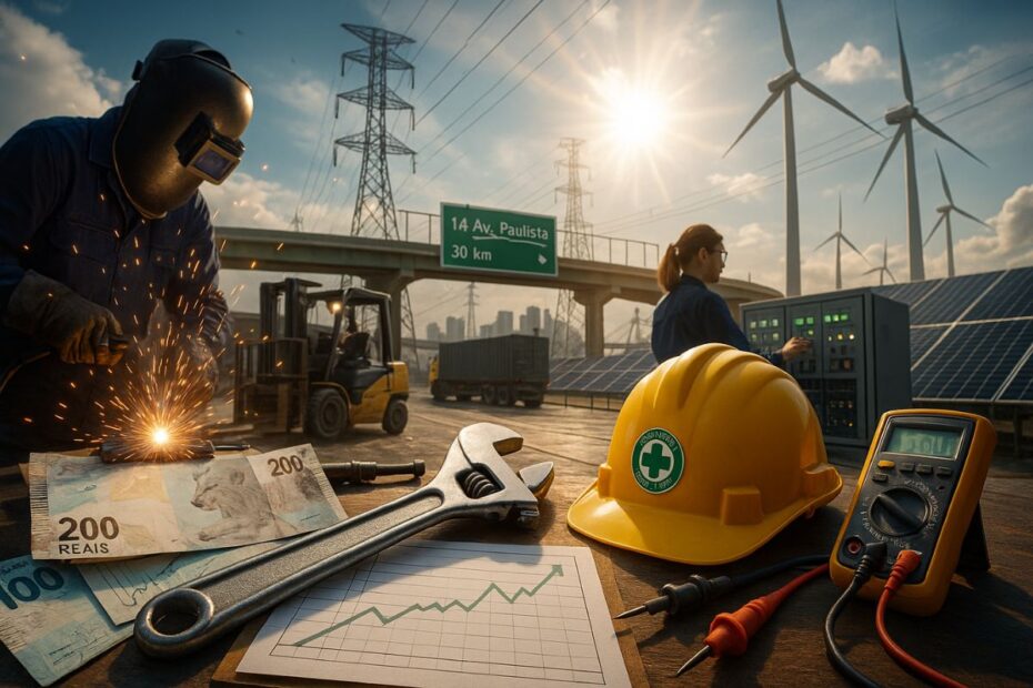 Profissoes tecnicas disparam no Brasil salarios acima de R 15 mil e ascensao rapida em setores como