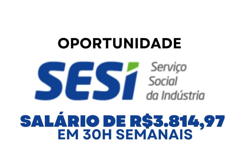 SESI abre vaga de emprego com salario de R3.81497 contratacao CLT para atuar como Bibliotecario I em