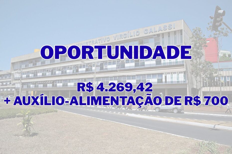 Trabalhe das 8h as 17h na Prefeitura de Uberlandia e ganhe ate R 4.26942 auxilio alimentacao de R 70