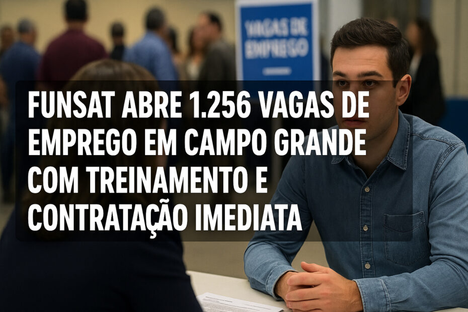 vagas de emprego campo grande funsat