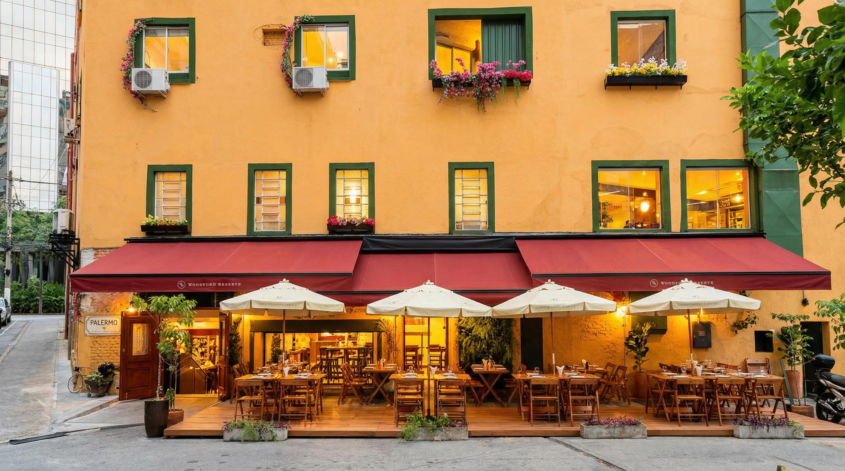 exterior de restaurante italiano Palermo