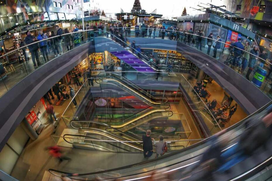 Centro de compras shopping comercio lojas