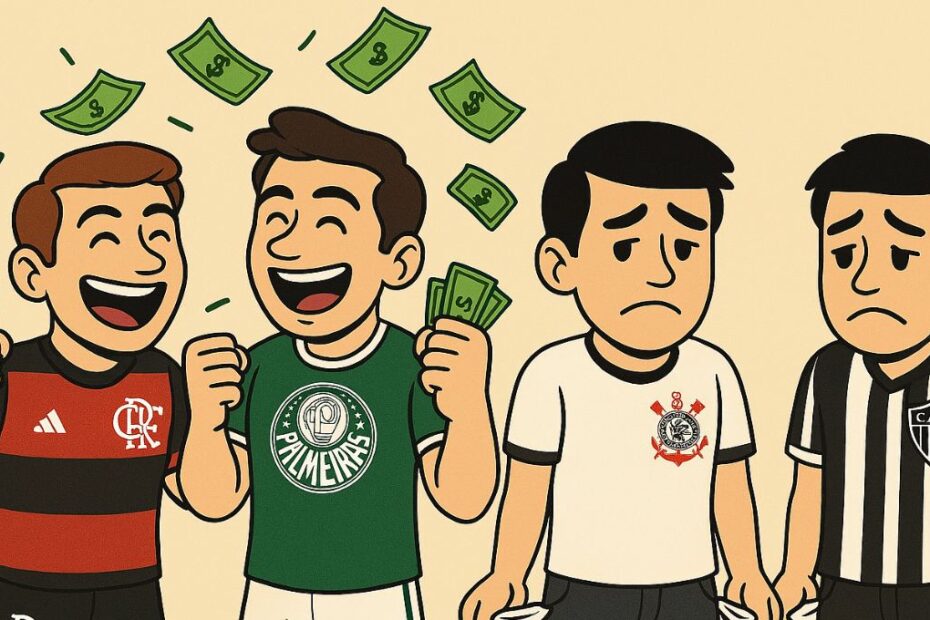 Corinthians ou Atletico MG Quem sao os clubes mais quebrados