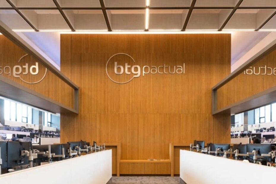 Escritorio do banco BTG Pactual BPAC11. Foto Divulgacao