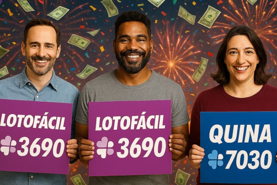 Lotofacil 3690 Quina 7030