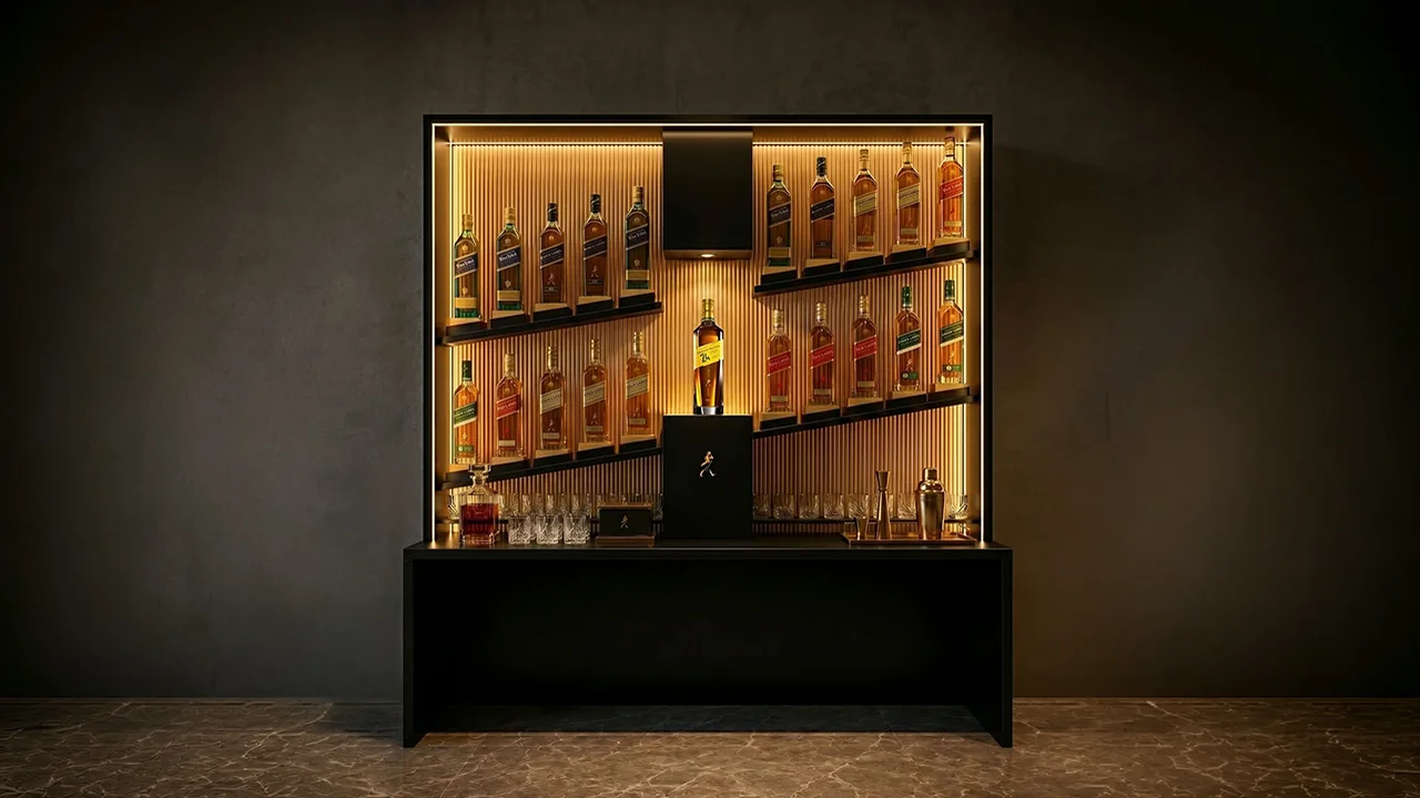 Adega Relicário, de Johnnie Walker