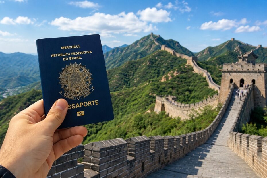 Passaporte brasileiro China