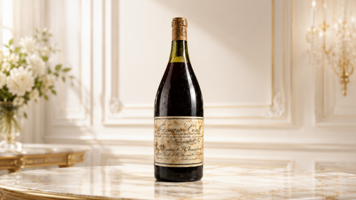 Romanee Conti 1945 O que fez uma garrafa de vinho bater