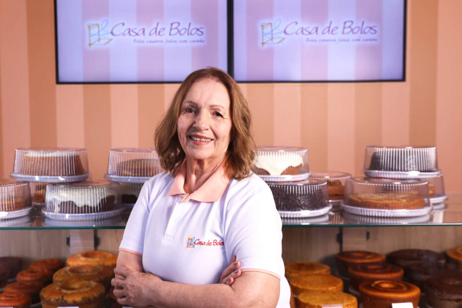 Sonia Ramos fundadora da Casa de Bolos Creditos para Tabata Barbosa