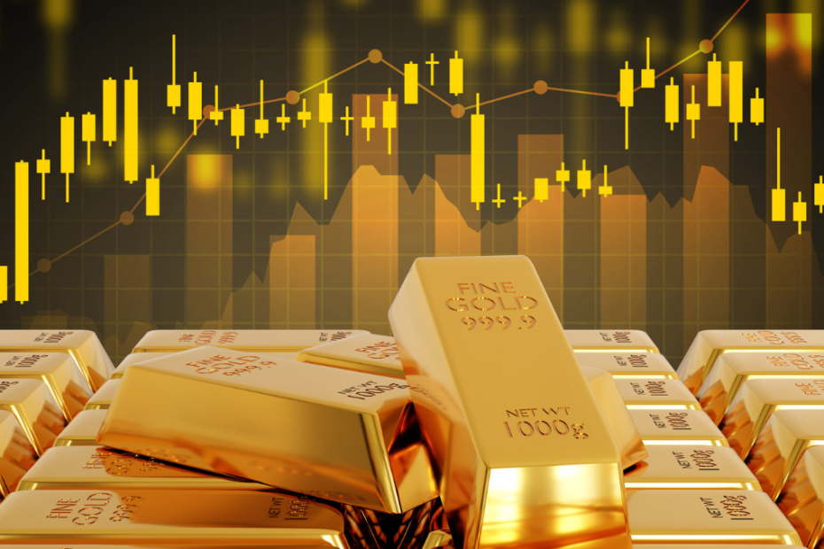 aura minerals negociacao de ouro barras de ouro com estoque grafico credito da imagem e crowistockph