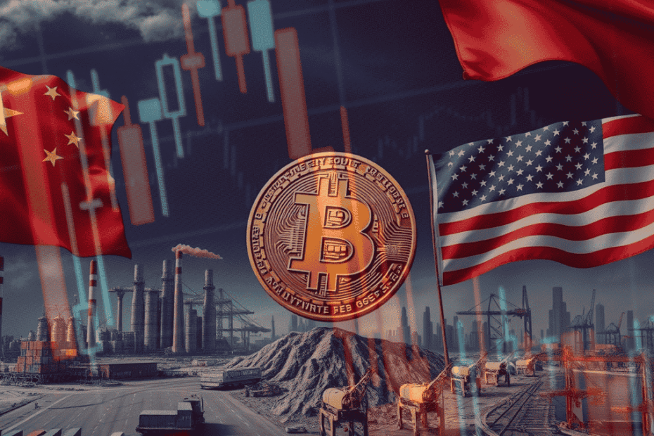 guerra comercial entre china e estados unidos com o bitcoin btc no meio dos dois