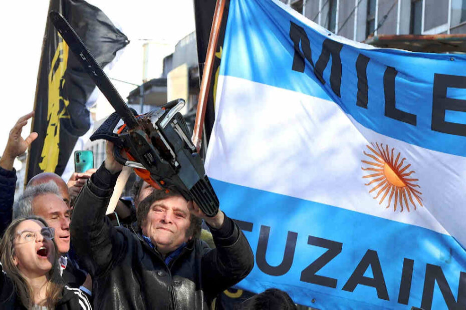 javier milei luis caputo anuncio primeiras medidas economia economicas argentina presidente ministro